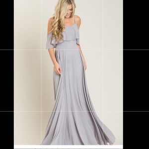Petite Adele Ruffle Maxi Dress
